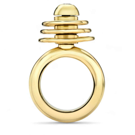 18k gold kinetic ring