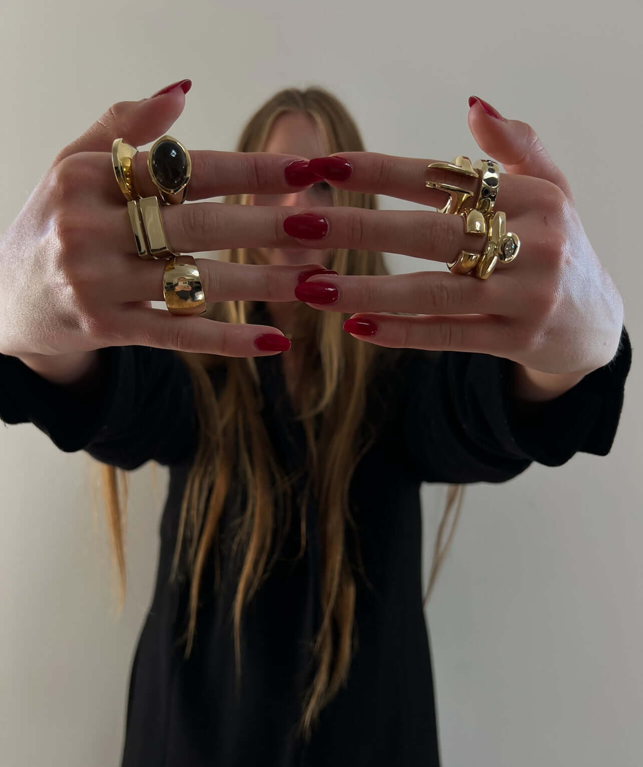 18k gold rings