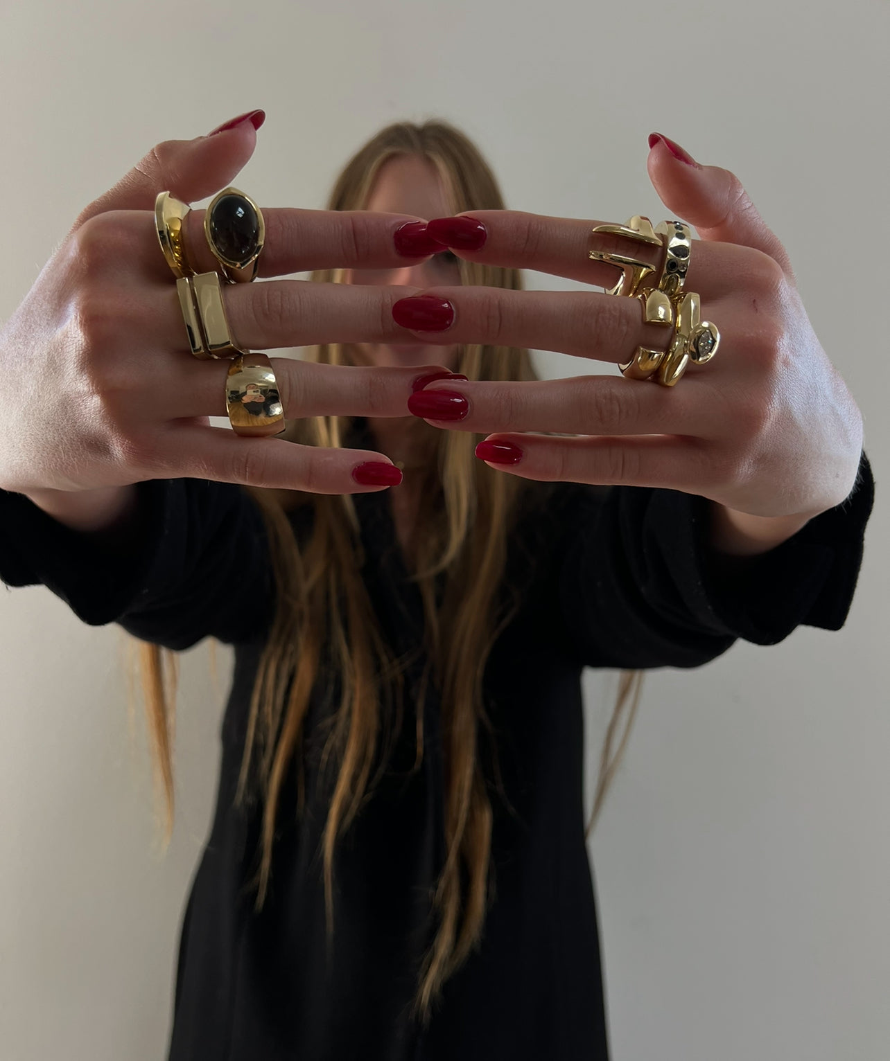 18k gold rings