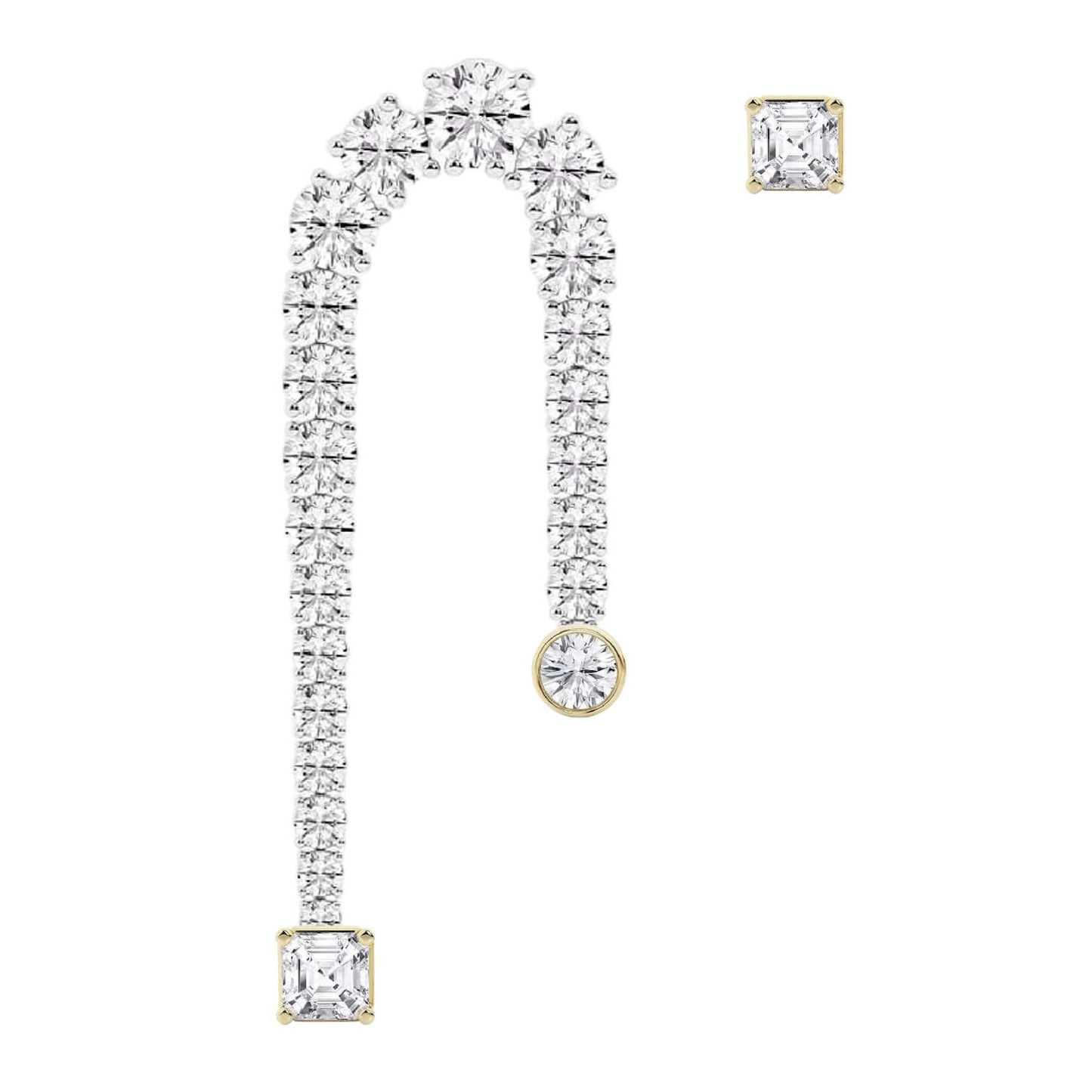 DIAMOND CASCADE EARRINGS SET
