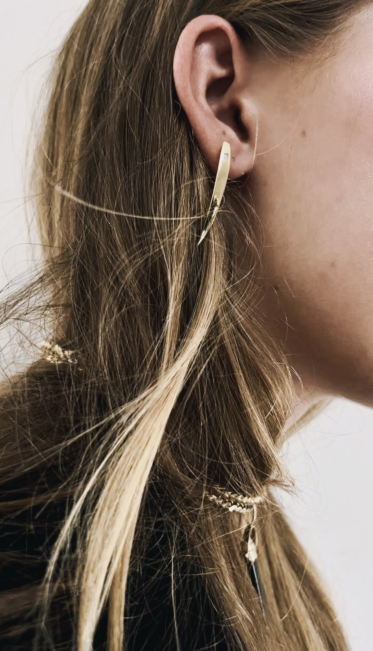 18k gold earrings