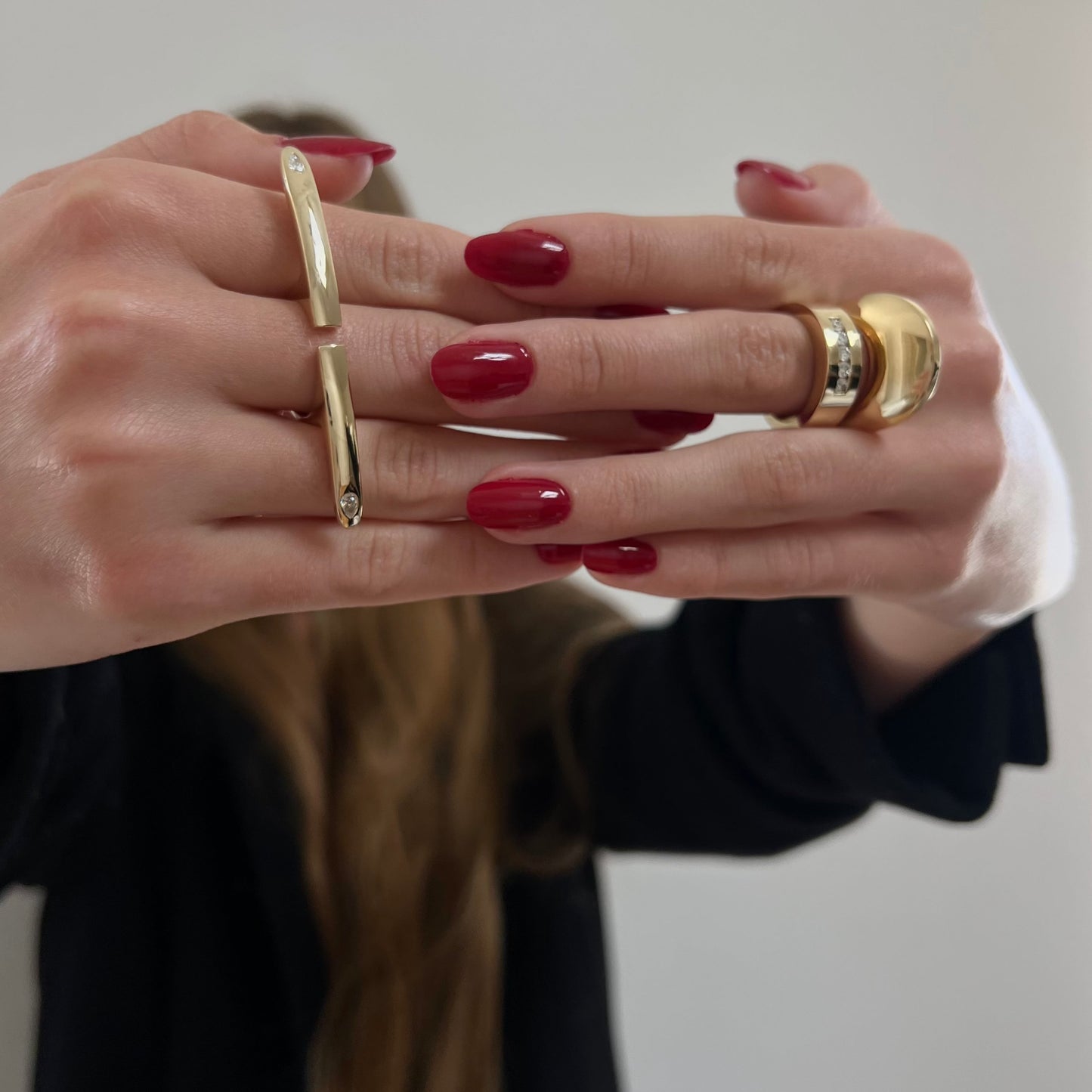 18k gold rings