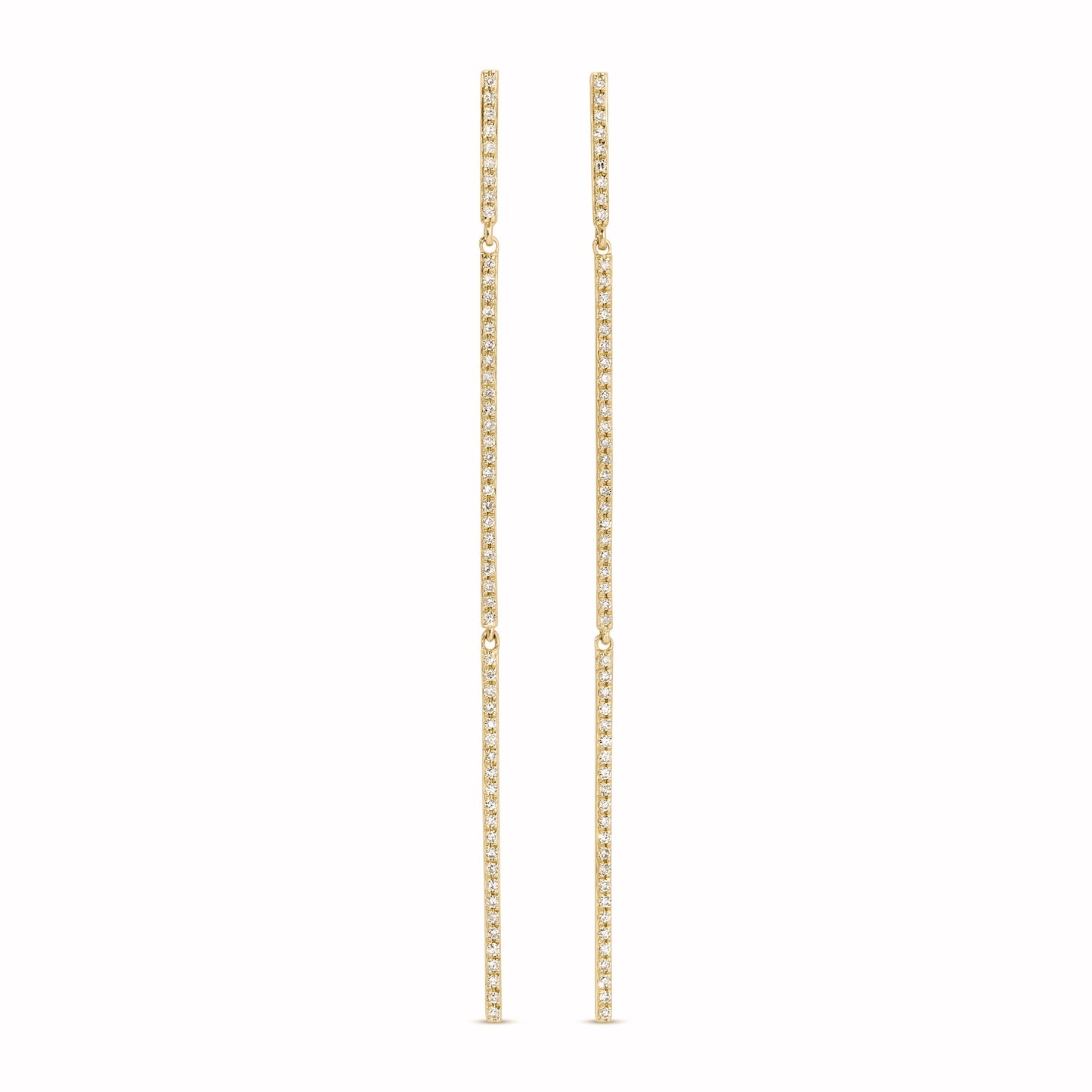 18k gold diamond earrings
