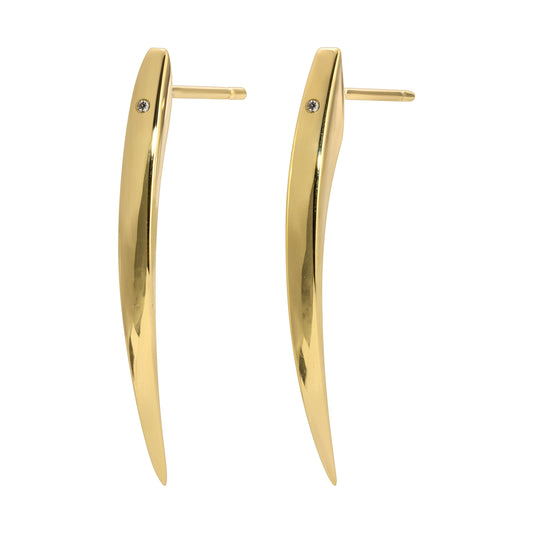 18k gold earrings