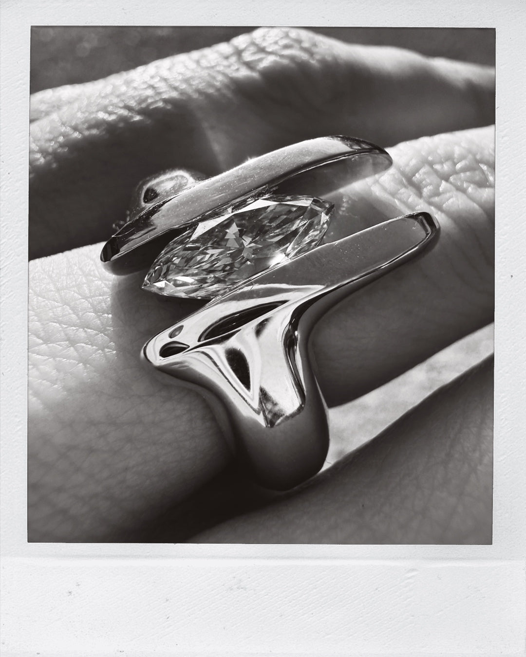 TUSKS MARQUISE DIAMOND RING