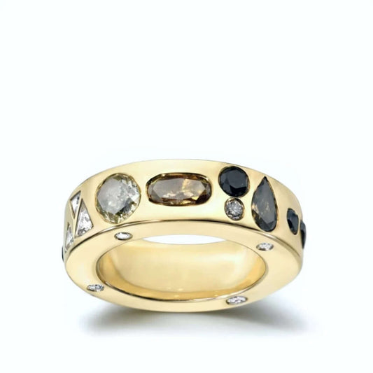 OMBRÉ ETERNITY DIAMOND BAND