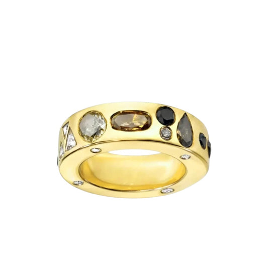 OMBRÉ ETERNITY DIAMOND BAND